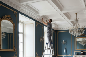 Montaż gzymsu sufitowego krok po kroku